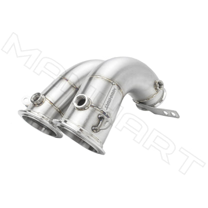 MANHART MH5F9011100_M5 DOWNPIPES RACE FOR BMW F90 M5 (COMPETITION / CS) CAT-REPLACEMENT (PART 1 OF 2)