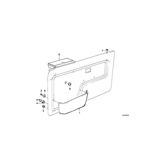 Genuine BMW 51412250818 E30 Cap 0462 LOTOSWEISS (Inc. 325i & M3) | ML Performance US Car Parts