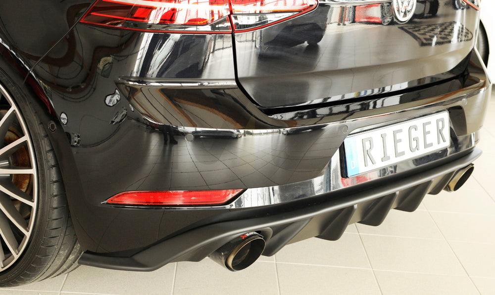 Rieger 00059589 VW Mk7 Golf GTI Rear Diffuser 2 | ML Performance UK Car Parts