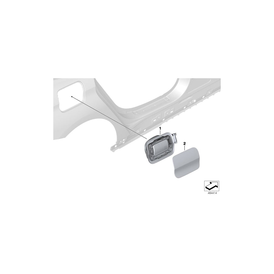 Genuine BMW 51177387927 G32 Cover Pot (Inc. 630iX, 640dX & 620dX) | ML Performance US Car Parts