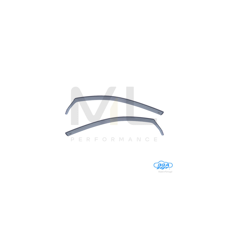 DGA 24026 Wind deflectors for VW Golf V Hatchback (1K1) Arrow direction, Front, inner | ML Performance Car Parts