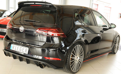 Rieger 00059589 VW Mk7 Golf GTI Rear Diffuser 8 | ML Performance UK Car Parts