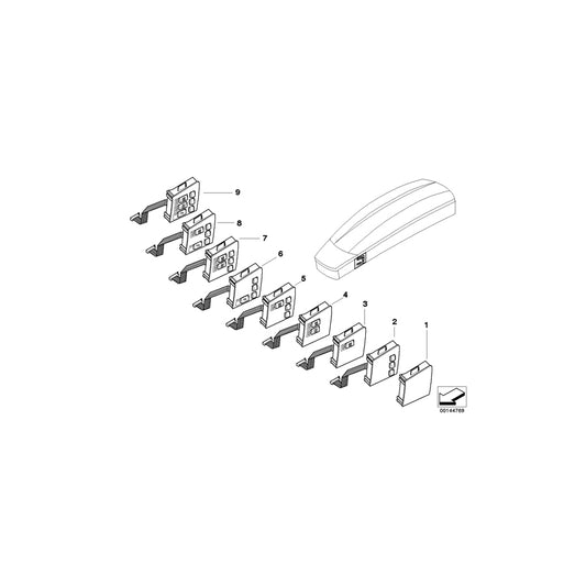 Genuine BMW 61316918394 E66 E67 E65 Seat Heating/Air Cond. Switch, Left (Inc. 760i, 745i & 730i) | ML Performance US Car Parts