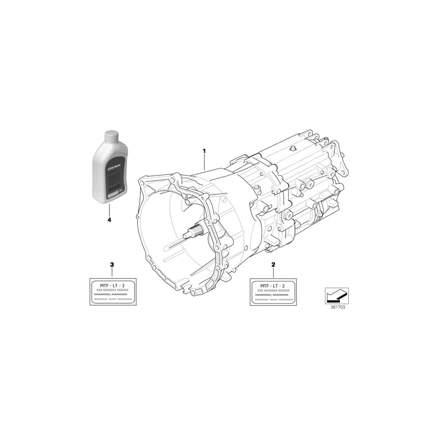 Genuine BMW 23007837983 E85 E86 Exch. 6 Speed Gearbox GS6-37BZ - TJEE (Inc. Z4 M3.2) | ML Performance US Car Parts