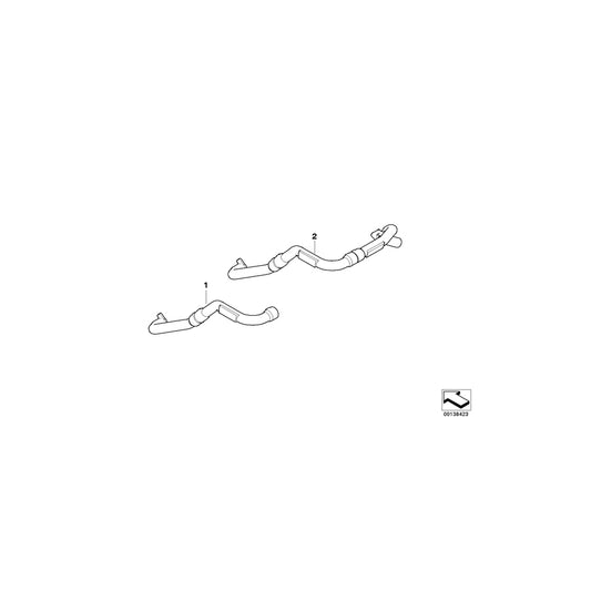 Genuine BMW 64116941172 E82 E91 E88 Ventilation Hose (Inc. 328i, 125i & 116d) | ML Performance US Car Parts