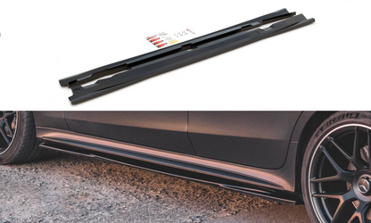 Maxton Design ME-GT-4D-53-SD1T Side Skirts Diffusers Mercedes Benz AMG GT 53 4-Door Coupe | ML Performance UK Car Parts