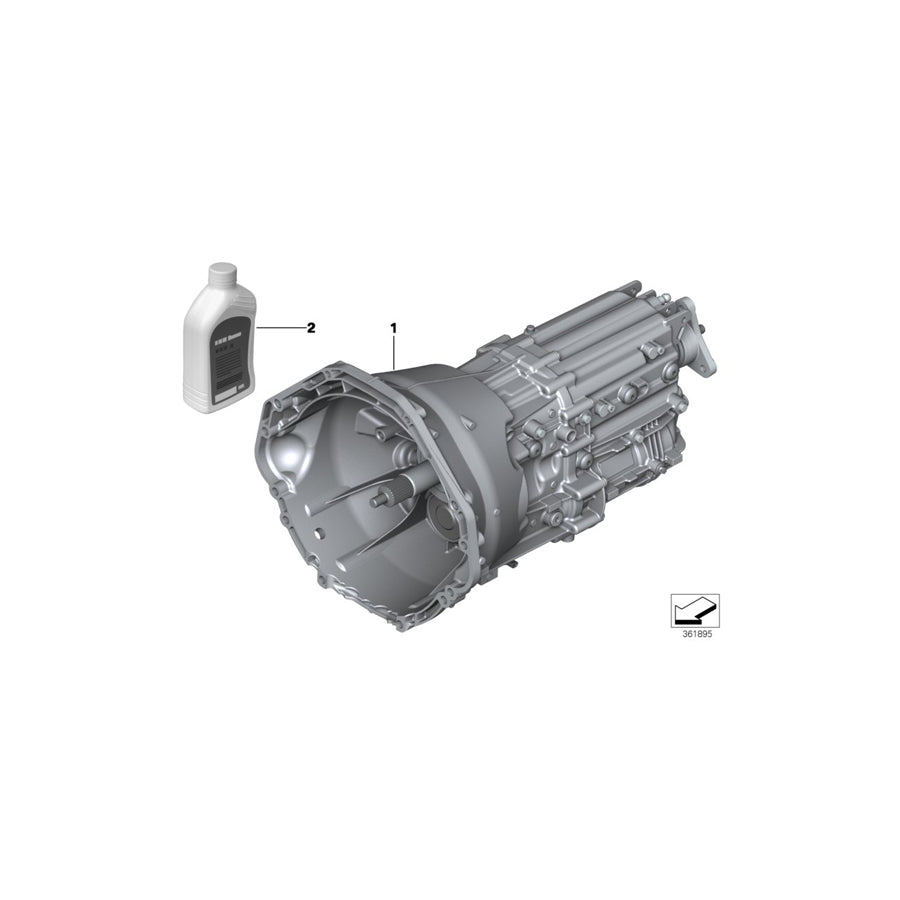 Genuine BMW 23002284300 F13 F06 6-Speed Manual Transmission GS6-53BZ - HJV (Inc. M5 & M6) | ML Performance US Car Parts