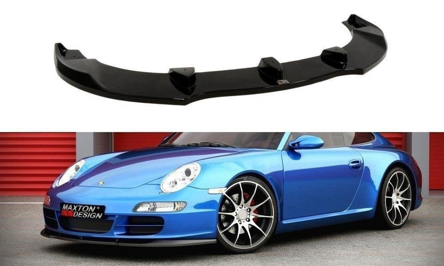 Maxton Design PO-911-997-FD1T Front Splitter Porsche 911 Carrera 997.1 (Pre-Facelift) | ML Performance UK Car Parts