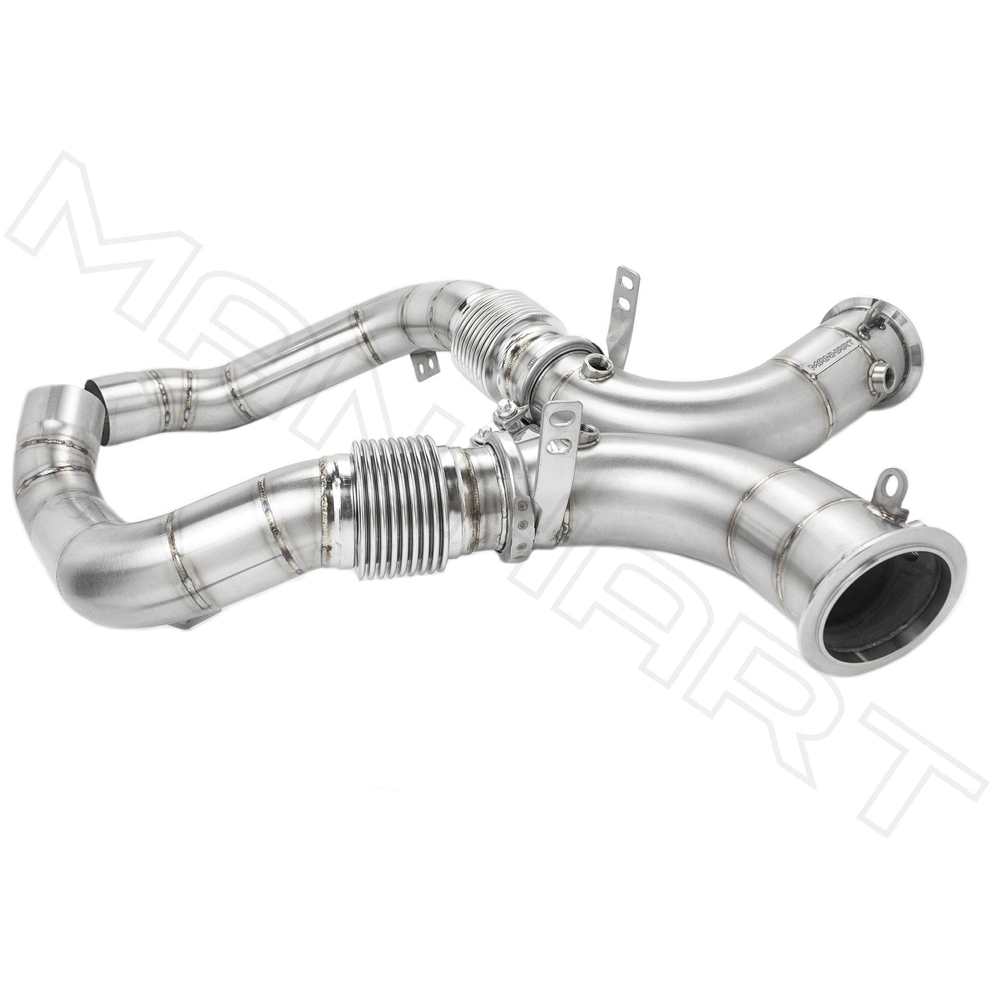 MANHART MH5F9011100_M5 DOWNPIPES RACE FOR BMW F90 M5 (COMPETITION / CS) CAT-REPLACEMENT (PART 1 OF 2)