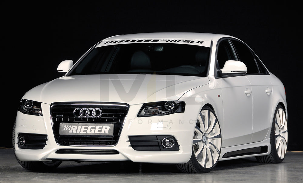 Rieger 00055520 Audi B8 B81 Front Splitter (A4 & S4) 4 | ML Performance UK Car Parts