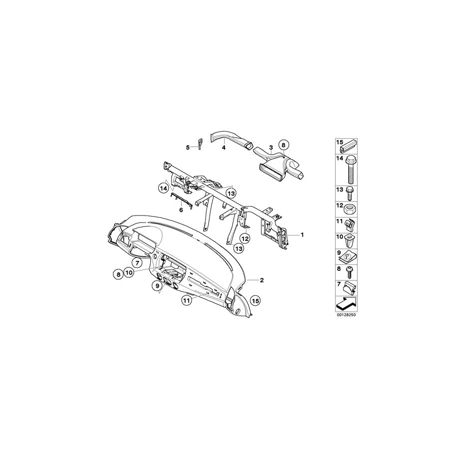 Genuine BMW 51457016913 E85 E86 Cold Air Duct Left (Inc. Z4 M3.2, Z4 3.0i & Z4 2.2i) | ML Performance US Car Parts