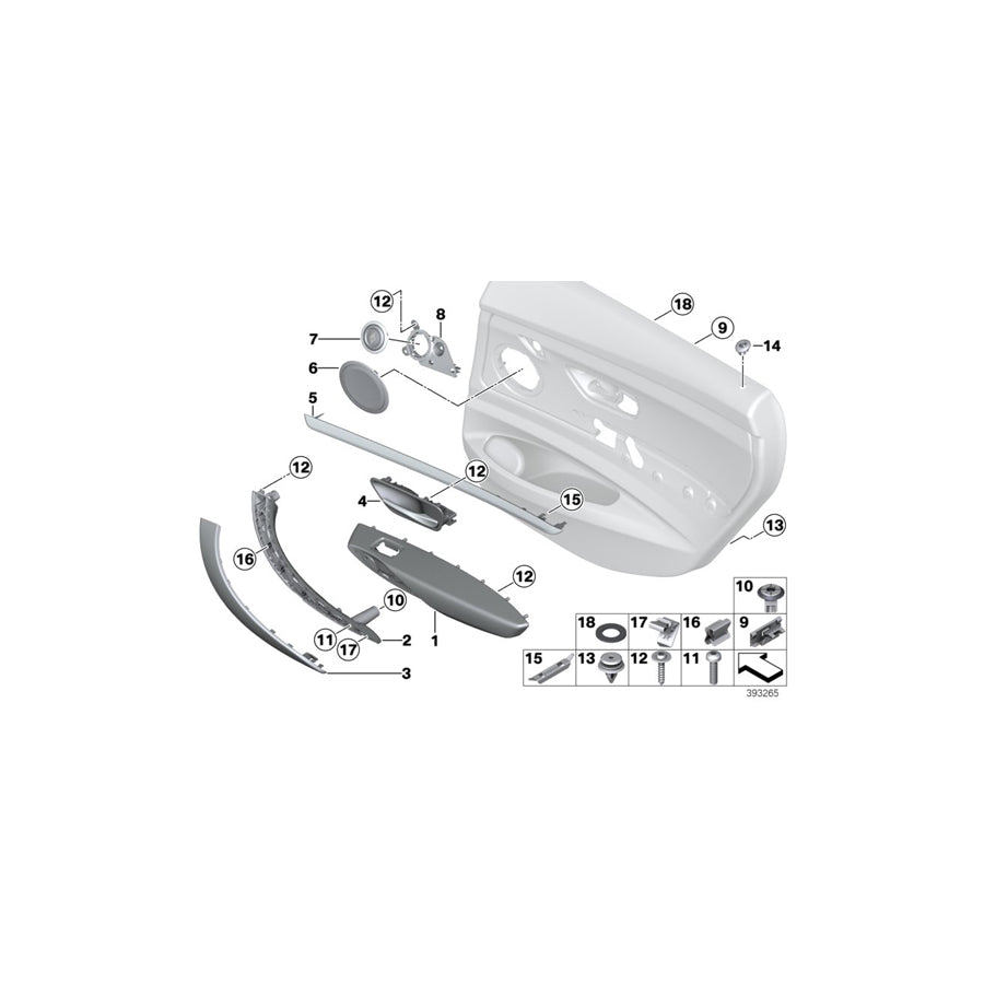 Genuine BMW 51447342183 F34 F34 Adaptor Left (Inc. 328iX, 328i & 320d) | ML Performance US Car Parts