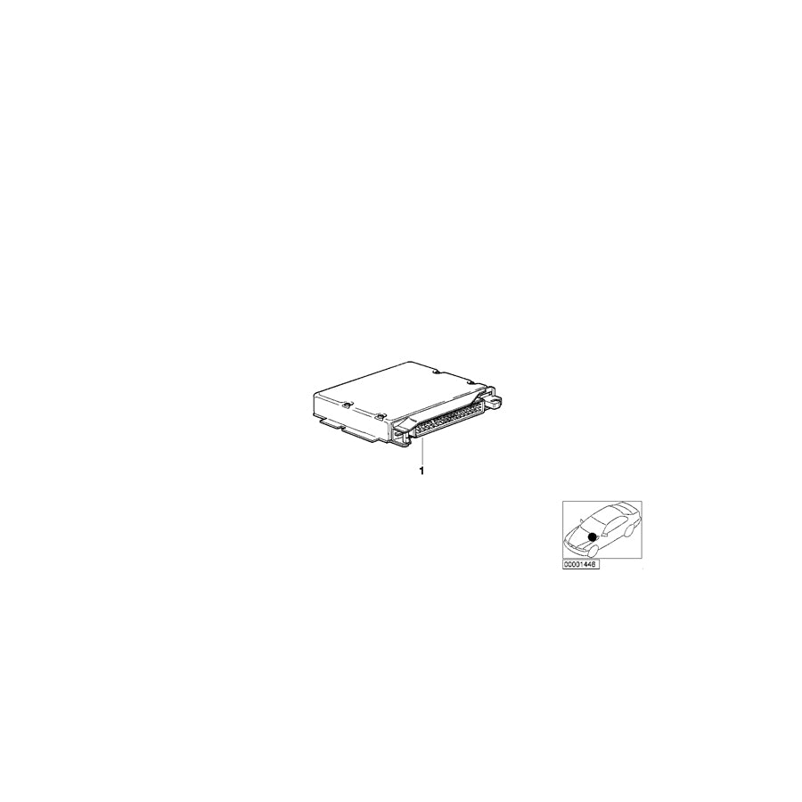 Genuine BMW 12147539296 E39 Exch. Control Unit Dme Programmed ME7.2 (Inc.  & 540i) | ML Performance US Car Parts