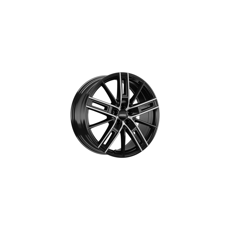 Ronal R67 8x18 ET35 67R8805.17X/022 Jetblack Front Diamond Cut Wheel | ML Performance US Car Parts