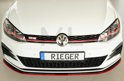 Rieger 00059515 VW Mk7 Golf GTI-TCR Front Splitter 5 | ML Performance UK Car Parts