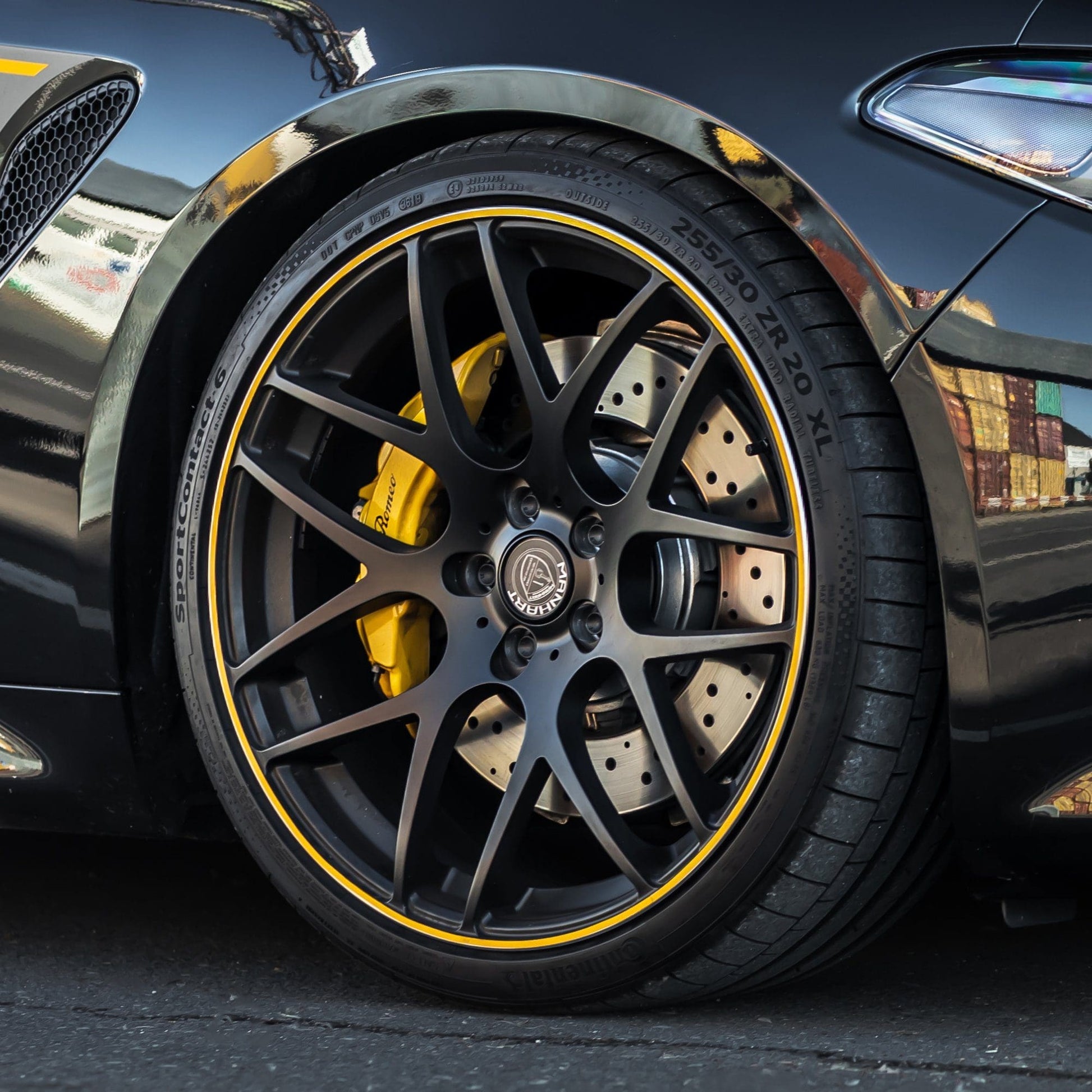 MANHART MHRALFAQV22105 FOR ALFA ROMEO GIULIA QUADRIFOGLIO  CLASSIC LINE RIMS  MATTE BLACK