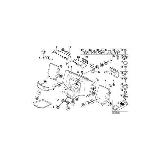 Genuine BMW 51468401893 E36 Floor Carpet, Rear SCHWARZ (Inc. Z3 2.8, Z3 3.0i & Z3 M) | ML Performance US Car Parts