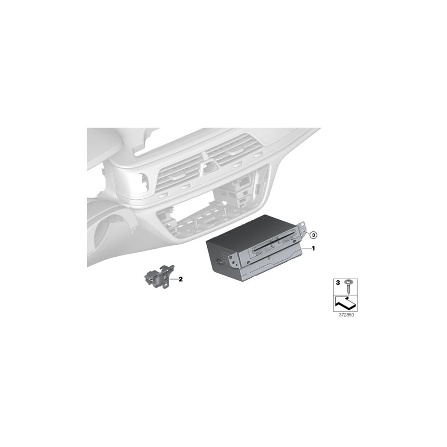 Genuine BMW 65129855885 G11 G12 Head Unit High 3 US (Inc. 750iX, 745eX & 745LeX) | ML Performance US Car Parts