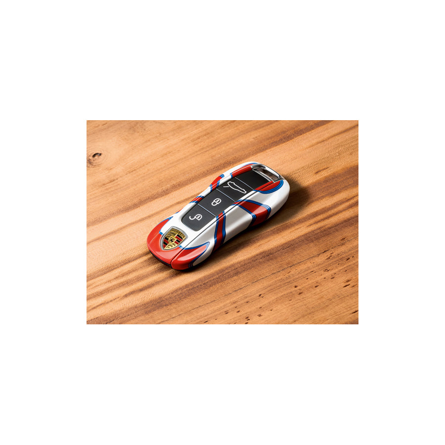 Genuine Porsche Painted Vehicle Key Design Edition Martini Racing