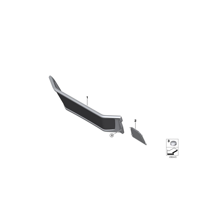 Genuine BMW 54347457891 G29 Wind Deflector Side Section (Inc. Z4) | ML Performance US Car Parts