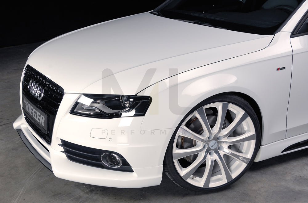 Rieger 00055520 Audi B8 B81 Front Splitter (A4 & S4) 3 | ML Performance UK Car Parts