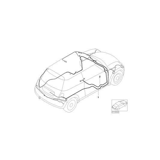 Genuine BMW 61116944453 R50 Main Wiring Harness (Inc. One 1.6i, One 1.4i & Cooper) | ML Performance US Car Parts