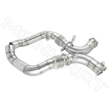 MANHART MH5F9011100_M5 DOWNPIPES RACE FOR BMW F90 M5 (COMPETITION / CS) CAT-REPLACEMENT (PART 1 OF 2)