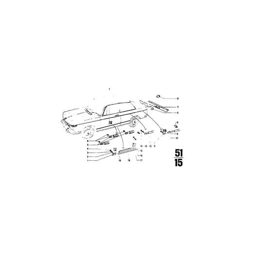 Genuine BMW 51131831389  Clamp (Inc.  & 2002turbo) | ML Performance US Car Parts