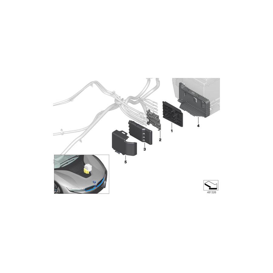 Genuine BMW 61139348929 I12 I12 Bracket For B+ Junction Point (Inc.  & i8) | ML Performance US Car Parts