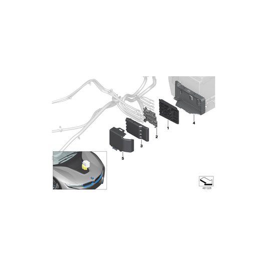 Genuine BMW 61139348929 I12 I12 Bracket For B+ Junction Point (Inc.  & i8) | ML Performance US Car Parts