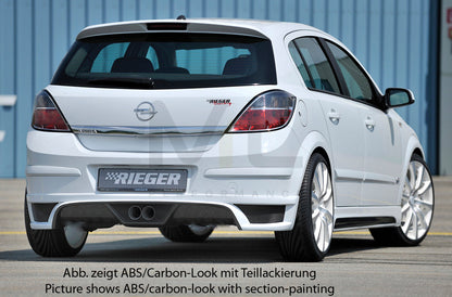 Rieger 00051266 Opel Astra H Rear Diffuser - Matte Black – ML Performance