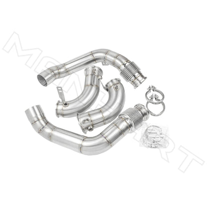 MANHART MH5F9011100_M5 DOWNPIPES RACE FOR BMW F90 M5 (COMPETITION / CS) CAT-REPLACEMENT (PART 1 OF 2)