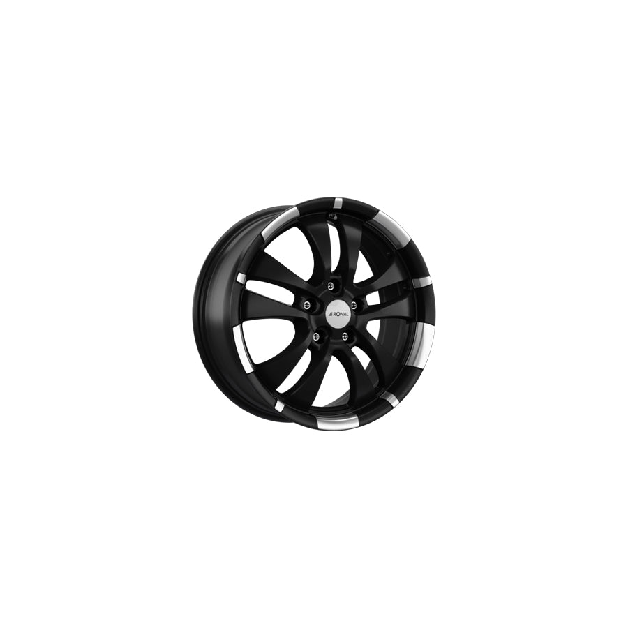 Ronal R59 7.5x18 ET50 59R8755.38X/021 Jetblack-Matt-Rim Lip Diamond Cut Wheel | ML Performance US Car Parts