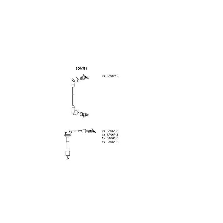 Bremi 600/371 Ignition Cable Kit