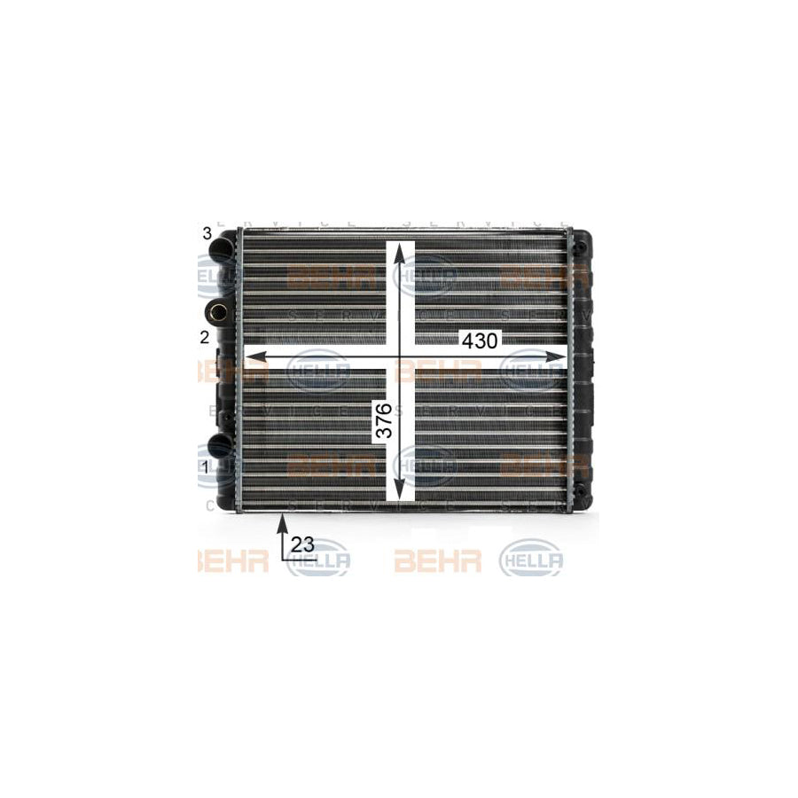 Hella 8MK 376 700-694 Engine Radiator