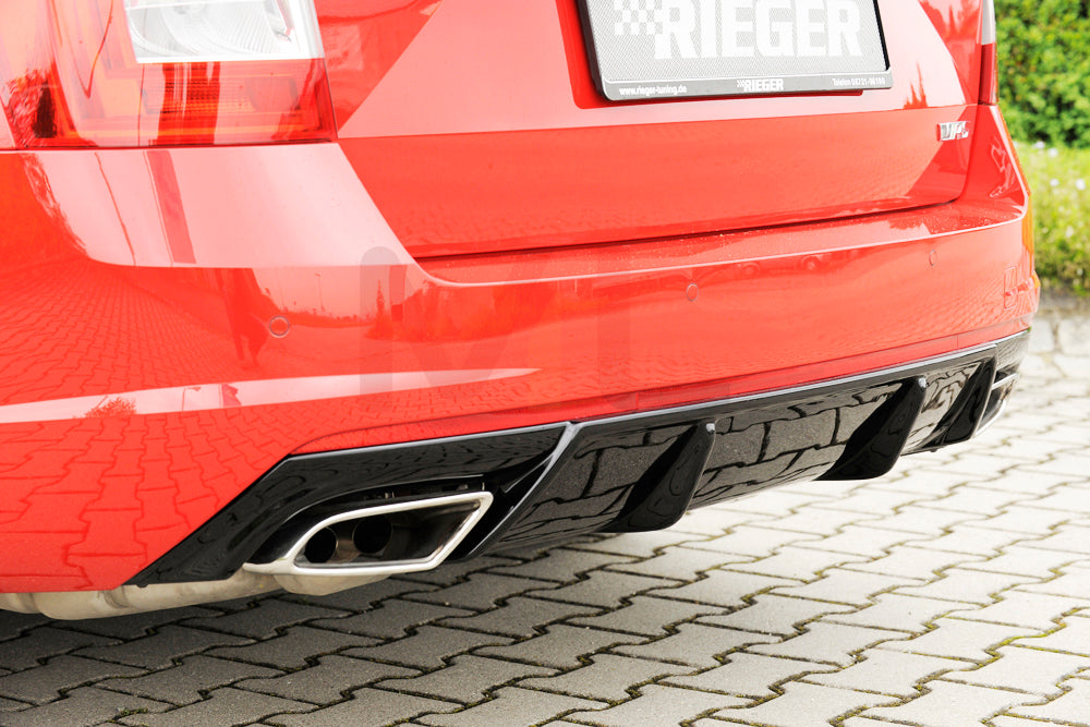 Rieger 00088087 Skoda 5E Octavia RS Rear Diffuser 2 | ML Performance UK Car Parts