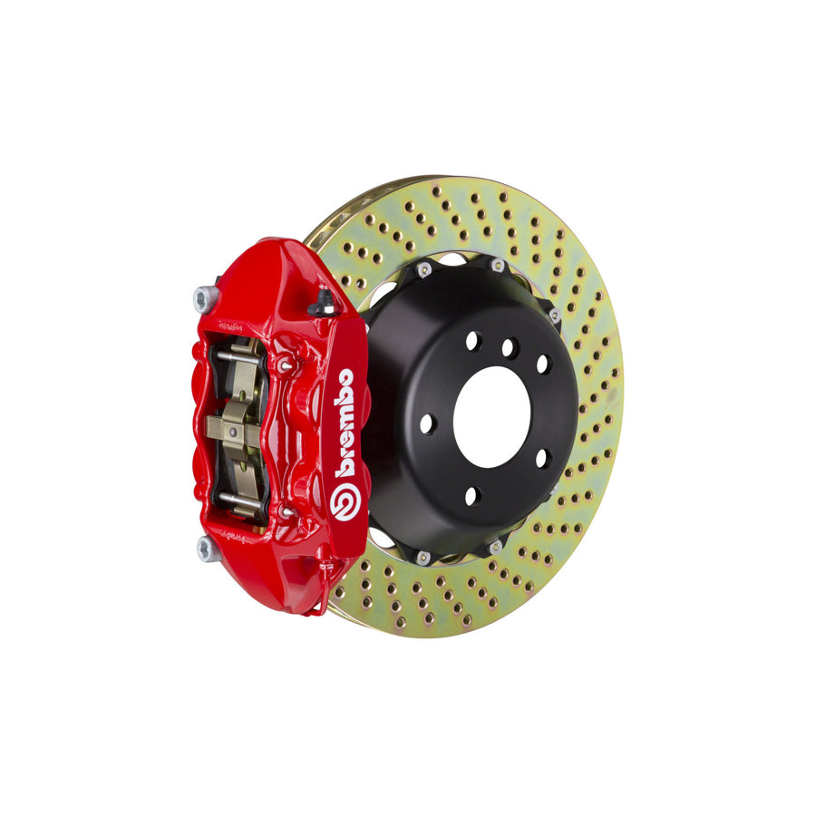 Brembo 1P1.8521A Honda Accord Front GT 4-Pistons Drilled 2-piece Big Brake Kit 365x29mm