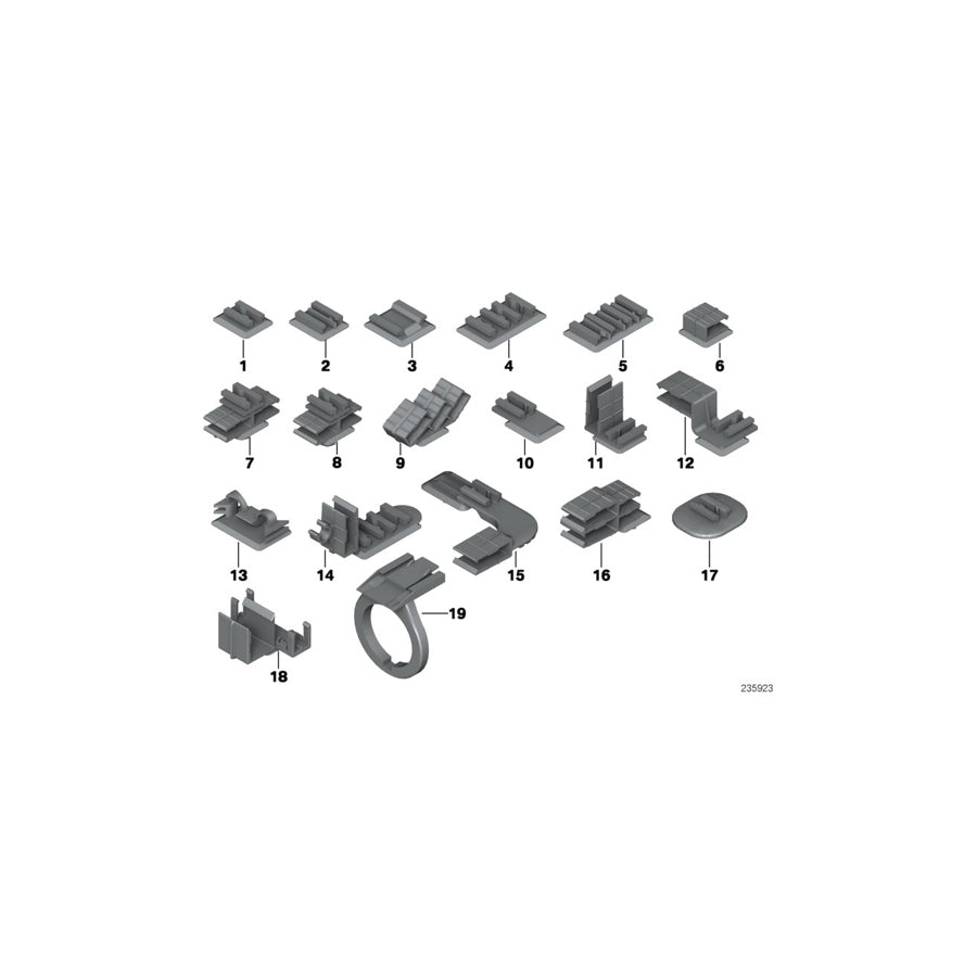Genuine BMW 61136919432 E90 E91 Plug-In Connection Bracket (Inc. 325i, 330xi & 330i) | ML Performance US Car Parts