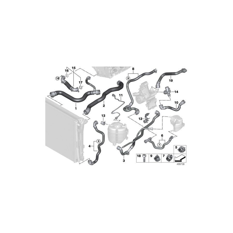 Genuine BMW 11518689694 G02 G21 G31 Switch Valve (Inc. X4 20iX, 330iX & X3 30iX) | ML Performance US Car Parts