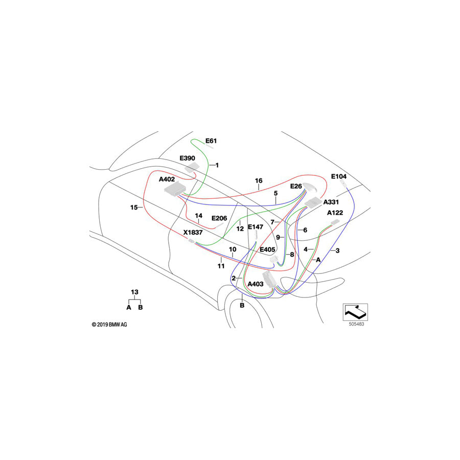 Genuine BMW 61118714890 G05 Repair Module Tcb (Inc. X5) | ML Performance US Car Parts
