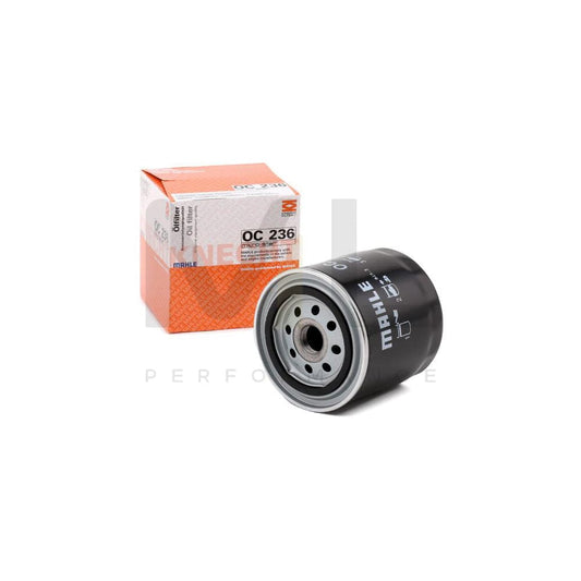 MAHLE ORIGINAL OC 236 Oil Filter Spin-on Filter, with one anti-return valve | ML Performance Car Parts
