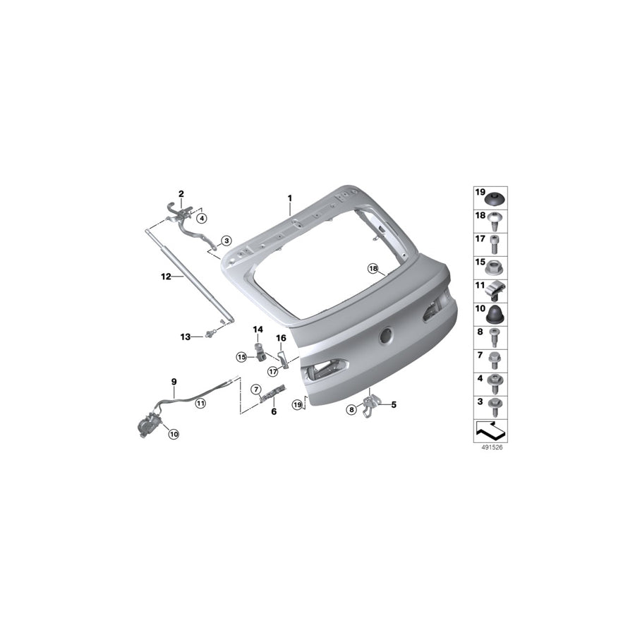 Genuine BMW 51249482790 Spindle Drive, Right (Inc. X4) | ML Performance US Car Parts
