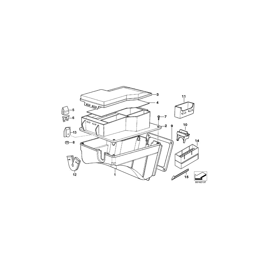 Genuine BMW 61138389827 E36 Stick-On Label In Fuse Box DEUTSCH (Inc. Z3 2.8, Z3 M & Z3 1.8) | ML Performance US Car Parts