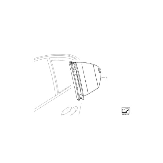 Genuine BMW 51357050250 E60 Set Of Sun Blinds, Rear Right (Inc. 530i & 550i) | ML Performance US Car Parts