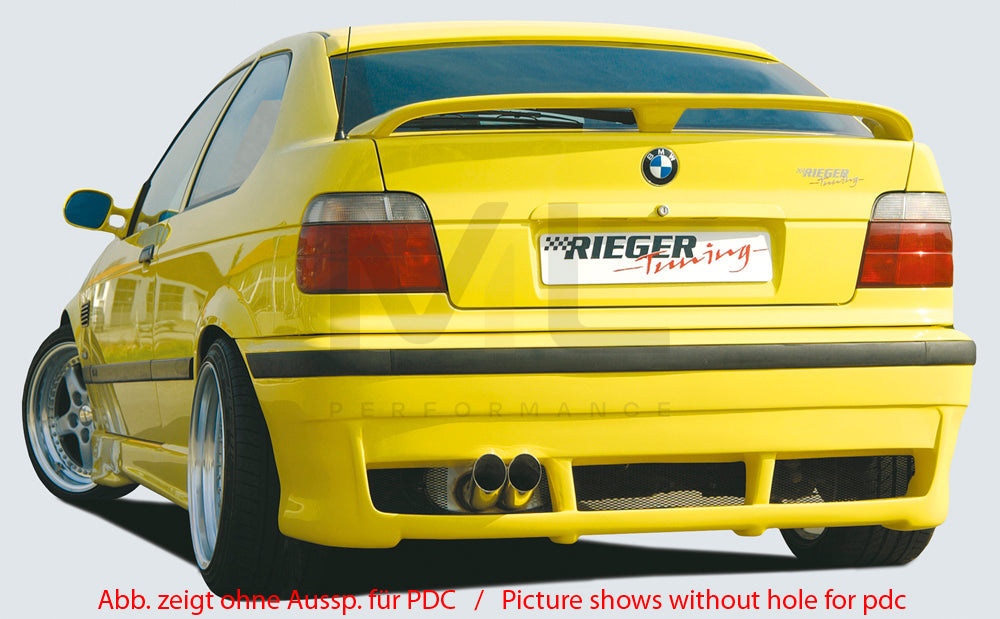 Rieger 00049067 BMW 3 Series E36 Rear Bumper 1 ML Performance US Car
