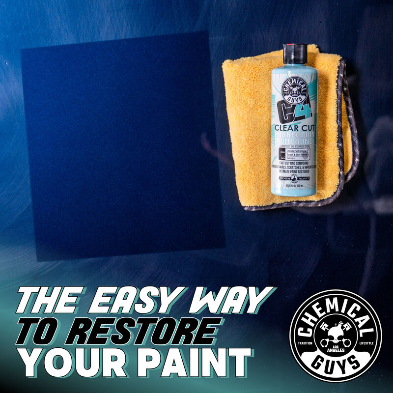 Chemical Guys C4 Clear Cut Correction Compound (16oz) | ML Performance US Car Parts