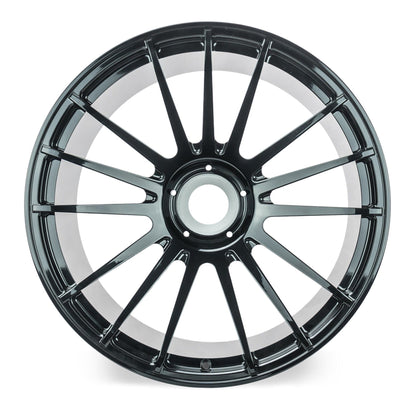 MANHART MHR991LVL1100 LEVELLA LVL1.1 MONOBLOCK RIM SET FOR PORSCHE 911 TURBO (S)  GLOSS BLACK