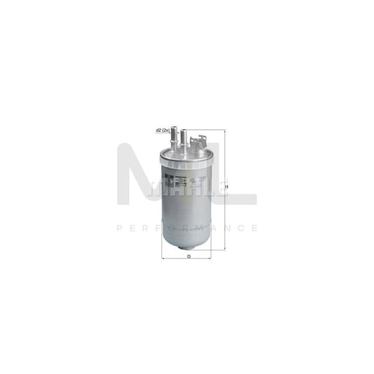 MAHLE ORIGINAL KL 230 Fuel filter for FORD MONDEO In-Line Filter | ML Performance Car Parts