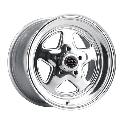 Weld 96-514278 0 Wheel 15x14 5x4.75 ET-76 BS4.5 Polished Center - Polished Shell