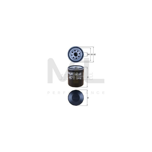 MAHLE ORIGINAL OC 218 Oil Filter Spin-on Filter | ML Performance Car Parts